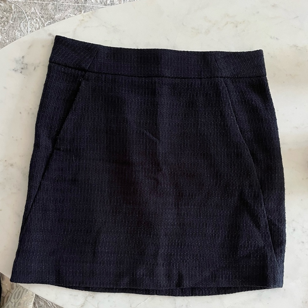 Navy Mini Skirt